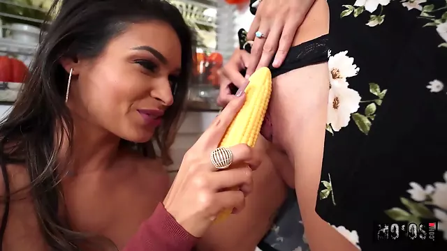 Katana stuffed Isabel with ear of corn