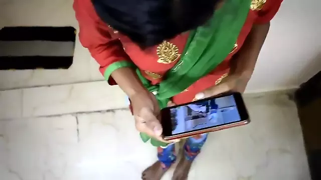 By watching porn videos in house made mobile
