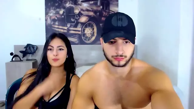 Buff Colombian with huge ass and girlfriend