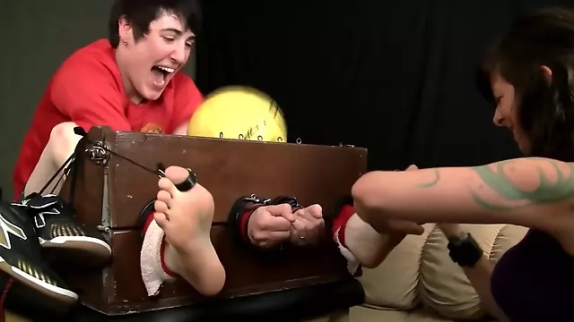 Lesbian tickles girlfriend revenge