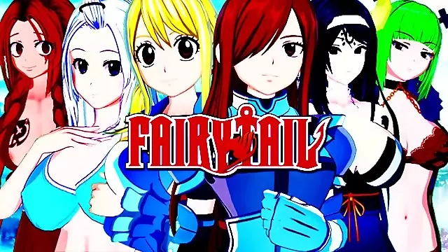 Hentaï Compilation, Hentai Éjaculation Interne, Fairy Tail Hentaï, Compilation Big Créampie