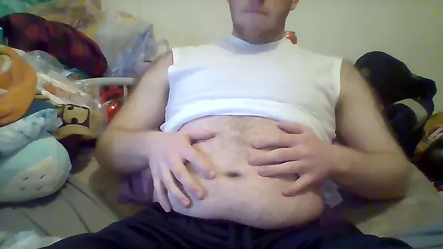 Girl chugs soda belly, burps belly, bloated burp