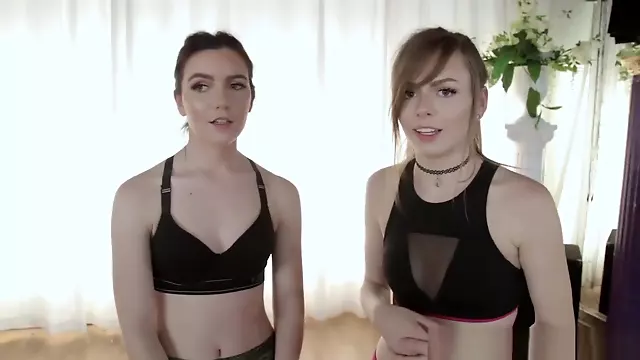 Yoga Class Perv Gets Lucky With 2 Hot College Teens