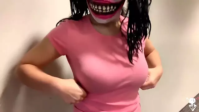 Pussy hole farting queefing, mask, mask gape