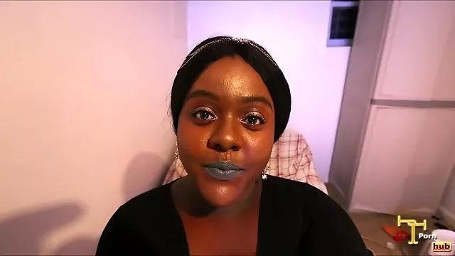 Stunning Black Girlfriend - FUCK and SUCK For Her Facial :)