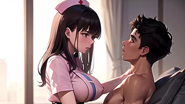 Desperate busty nurse craves hot sex in steamy porn scene