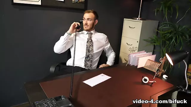 Christian Wilde & Penny Barber & Ruckus in Spooky Bisexual Afterlife Part 1: Office - BiFuck