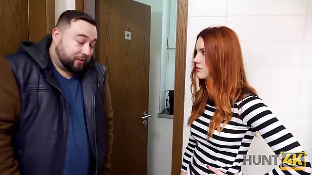 Man Meets Sweet Ginger At Mall And Fucks Her For Cash