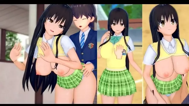                                  To LOVE                               3DCG                     [Hentai Game Koikatsu! To Love Ru Yui Kotegawa(Anime 3DCG