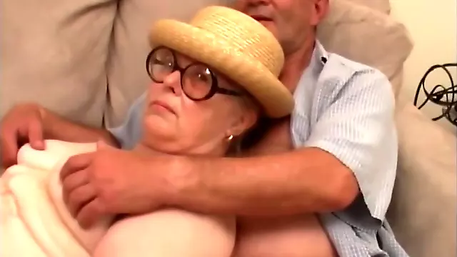 Granny Fucked By Two Cocks!