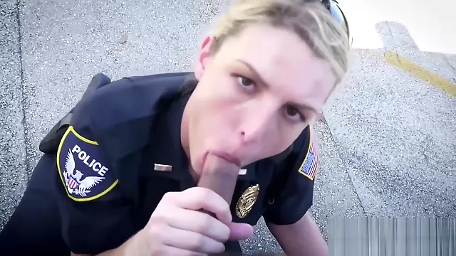 Horny milf cops are looking for the biggest black cock in the hood to fuck him hard and make him cum