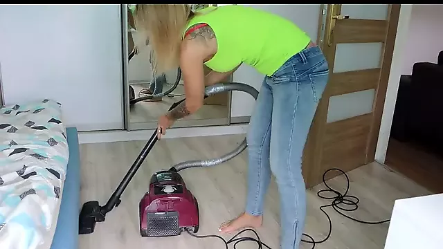 Vacuuming, vacuum cleaning, vacuuming room