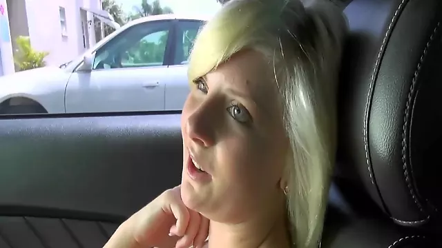 Amy Lee teen cutie in car blowjob