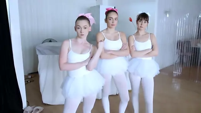 Ballerina Teens Get Fucked By Their New Slick Teacher