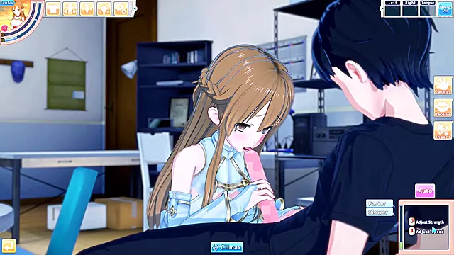 Virtual manga porn game featuring SAO's Asuna in 3D!