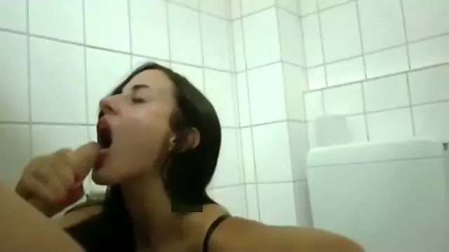 Horny German Brunette Gets Fucked in Public Changing Room