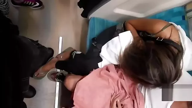 Sleepy Footsie on Train ( In Front of Boyfriend) - TagZone
