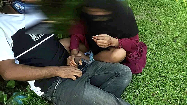 Couple caught having wild sex in the park